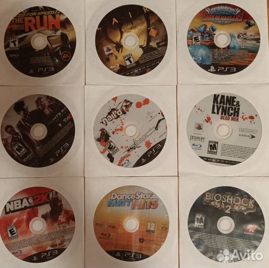 Девять игр PS3