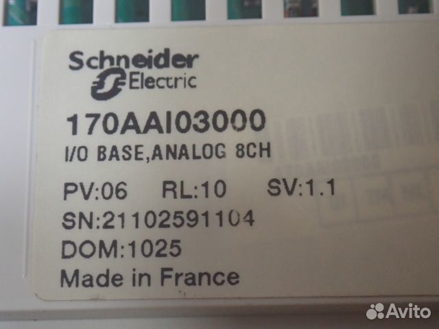 Модуль Schneider Electric 170AAI03000+170INT11000