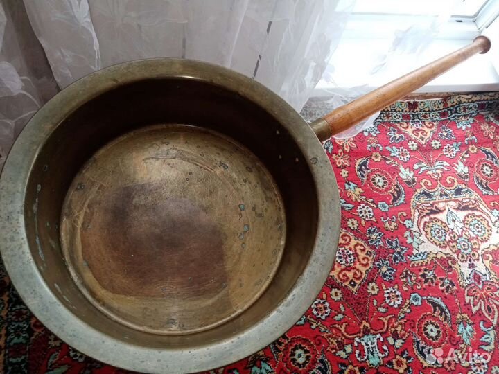 Медный таз для варенья