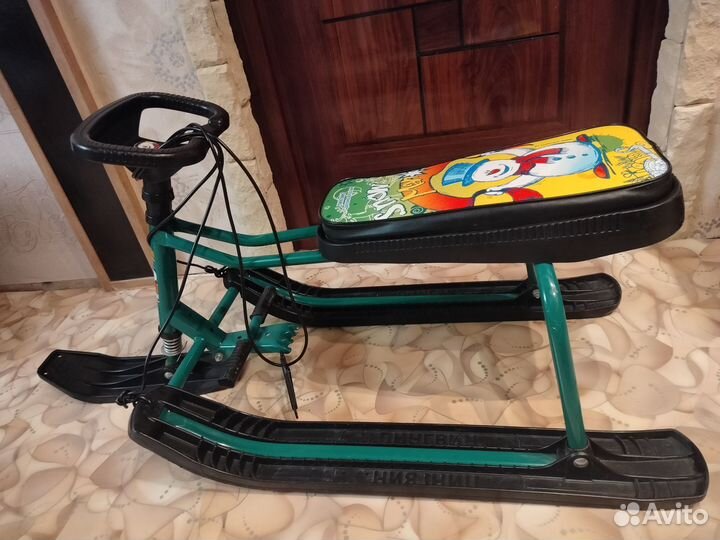 Детские санки снегокат