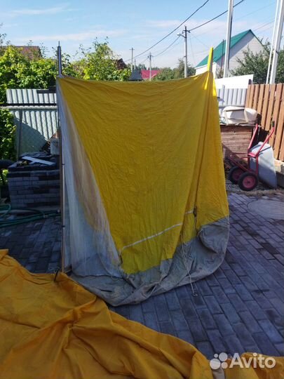 Палатка туристическая 2 местная бу с тамбуром