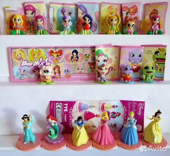 Winx Киндер и не киндер принцессы дисней Феи Пикси