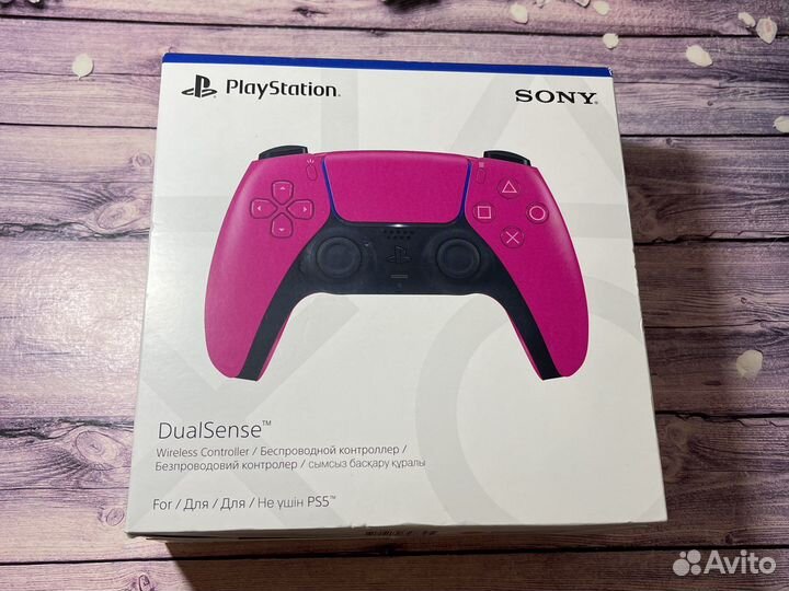 Геймпад ps5 розовый
