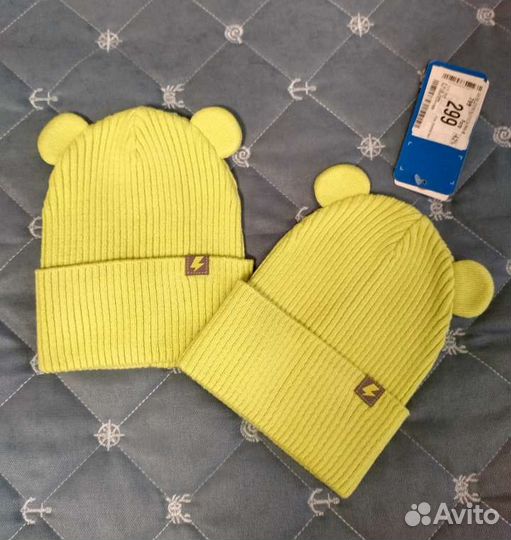Шапки новые р.46-48 Babygo