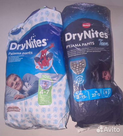 Подгузники подростковые/ взрослые Dry Nites