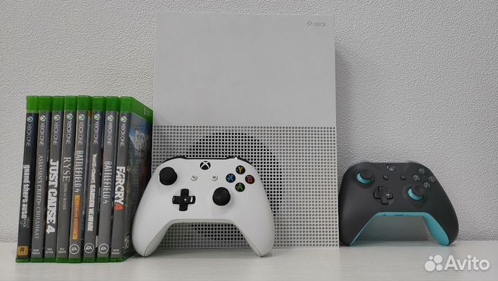 XBox One S + подписка в подарок 450 игр