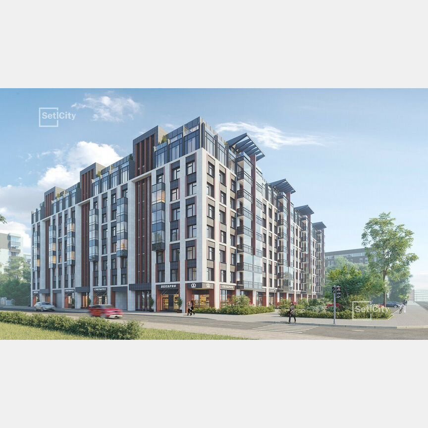 3-к. квартира, 114,9 м², 2/9 эт.