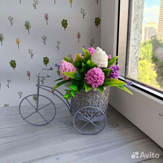 Букет сирени. Цветы из мыла