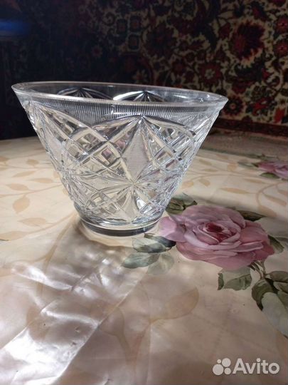 Ваза хрустальная СССР