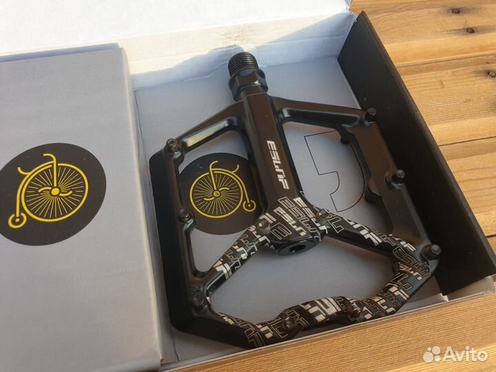 Педали для велосипеда алюминиевые на промах