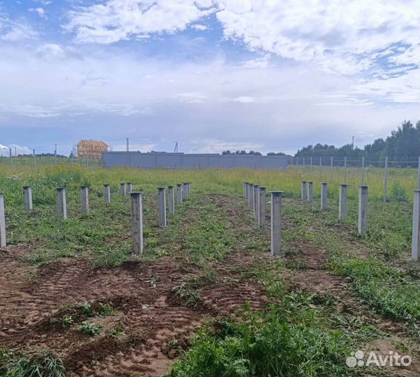 Фундамент из жб свай под ключ