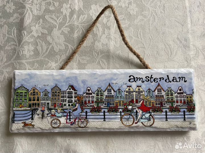 Подвеска Амстердам(Нидерланды) -украшение на кухню