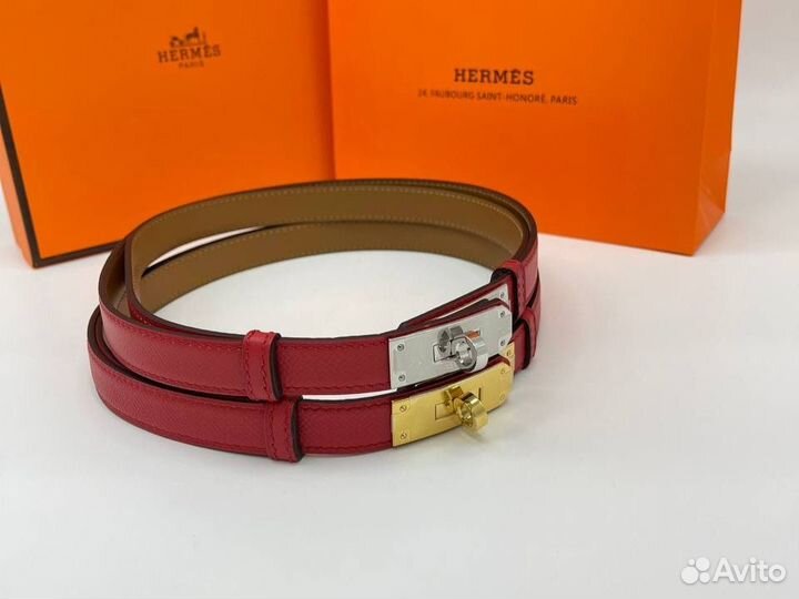 Ремень женский Hermes натуральная кожа