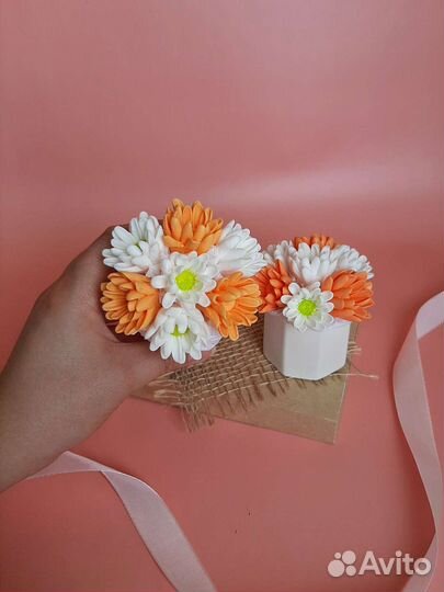 Подарок женщине, мыло ручной работы, бонбоньерка