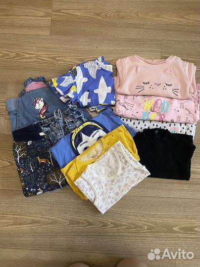 Вещи пакетом для девочки 86-92