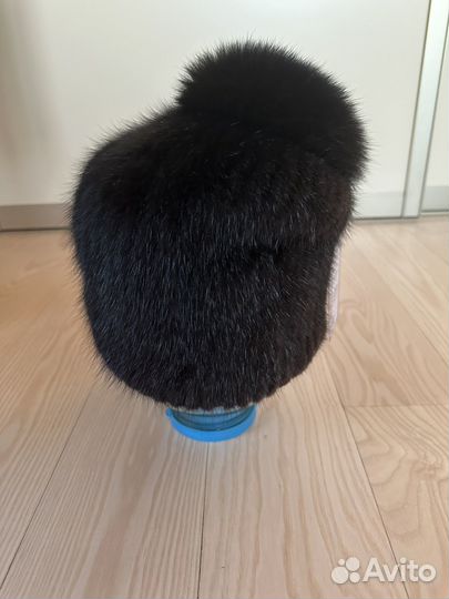 Шапка ондатра песец