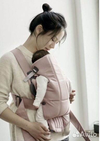 Эргорюкзак babybjorn mini cotton old rose