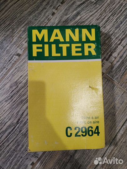 Mann фильтр воздушный c2964