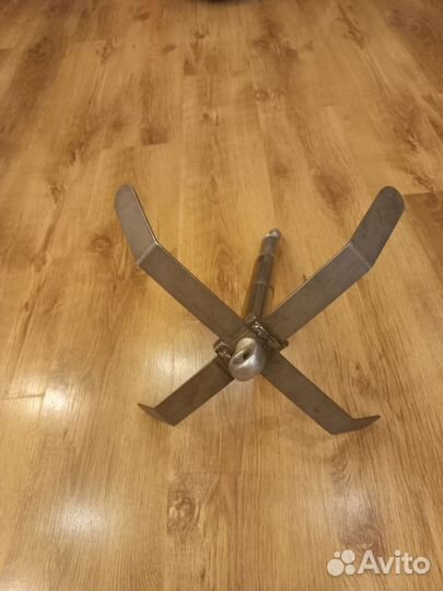 Якорь для лодки пвх, из нержавейки