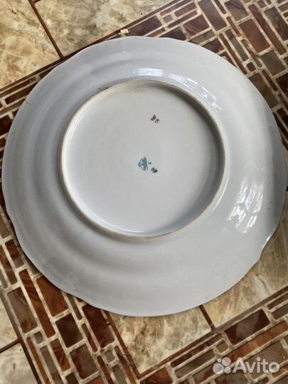 Тарелка с серебром СССР