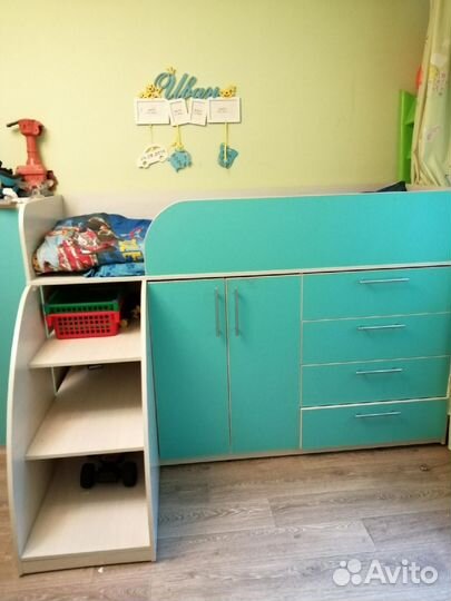 Детская крова +матрац