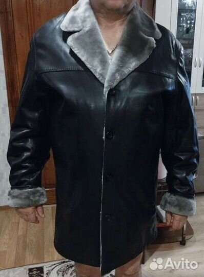 Кожаная куртка мужская