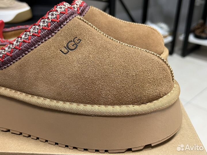 Женские UGG на платформе натуральные