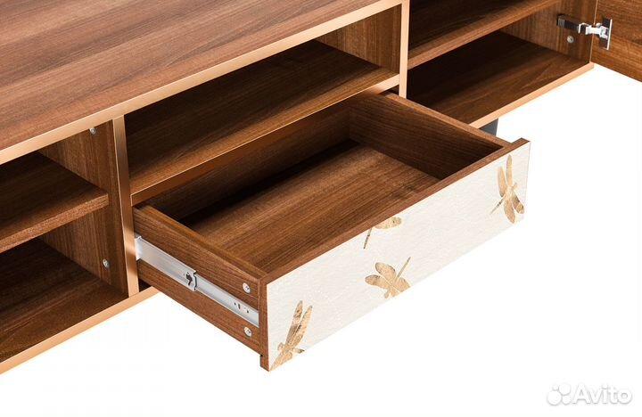 Тв-тумба T6 - Орех - Nude Dragonflies