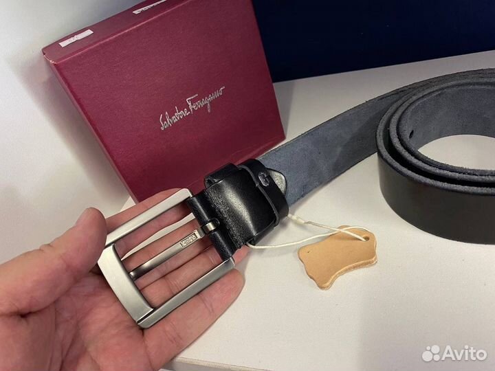 Ремень мужской кожаный salvatore ferragamo