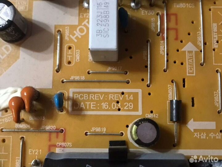 Блок питания, T.con для samsung ue40k6500bu