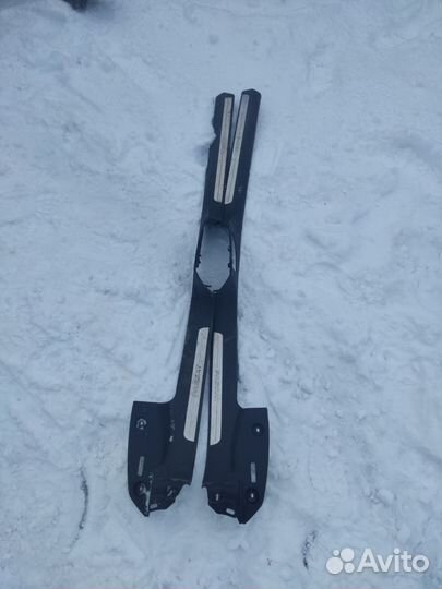 Накладка порога passat b7 b6 cc