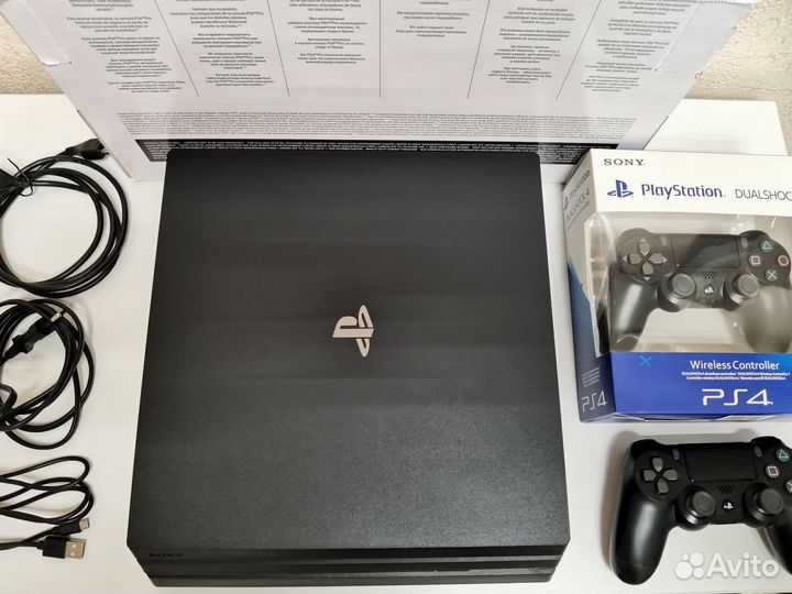 Sony Ps4 Pro 1tb 7208B 50+ игр +2 Джойстика
