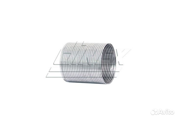 DIN81728 гофра глушителя (нерж) Premium D128