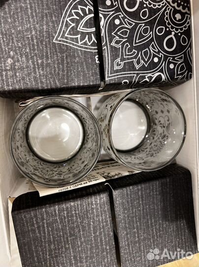 Набор стаканов «гусь хрустальных»