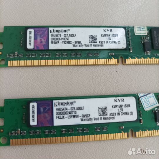 Kingston DDR3 8GB(4+4)