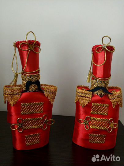 Бутылки декорированные под заказ