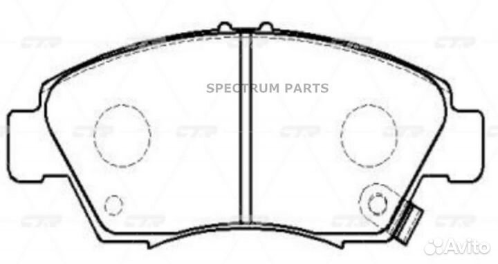 Колодки CTR GK0319 (ckho-2) CTR GK0319