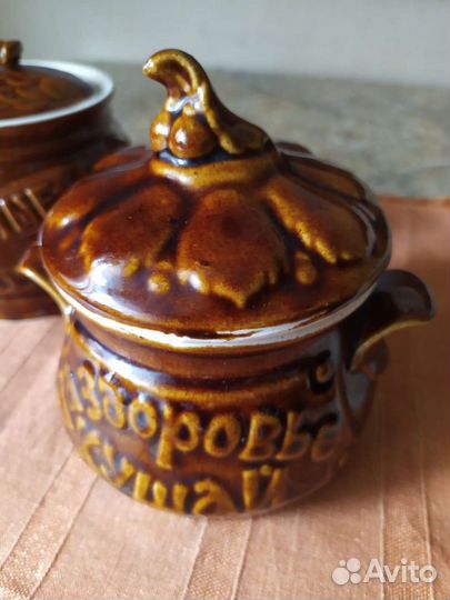 Горшки керамические для запекания