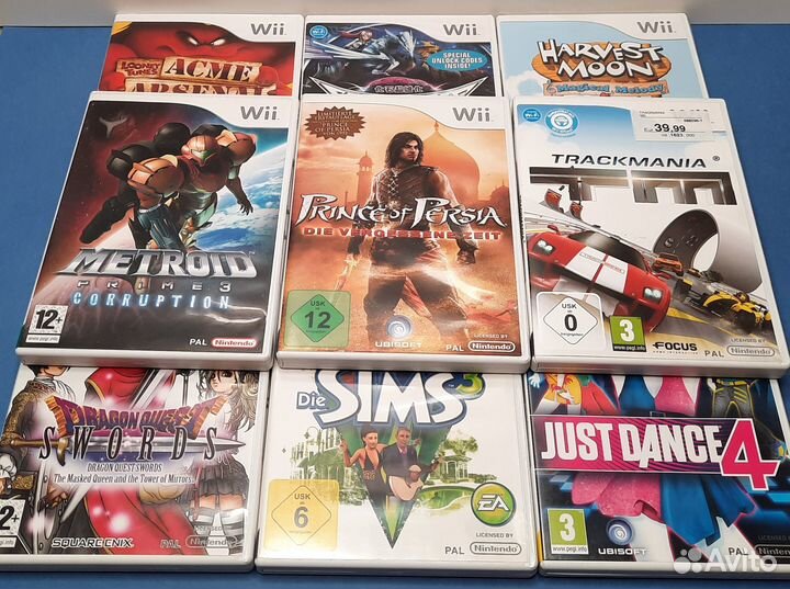 Лицензионные игры Nintendo Wii