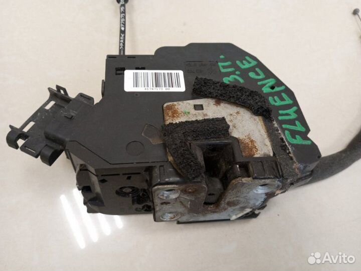 Замок боковой двери задний правый Renault Fluence