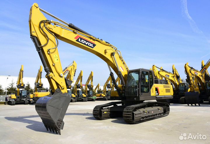 Гусеничный экскаватор Lovol FR330D, 2024