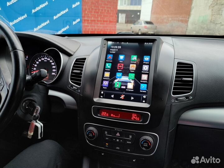 Android стиль Tesla для Kia Sorento XM, есть Teyes