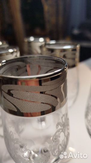 Фужеры для шампанского Гусь хрустальный