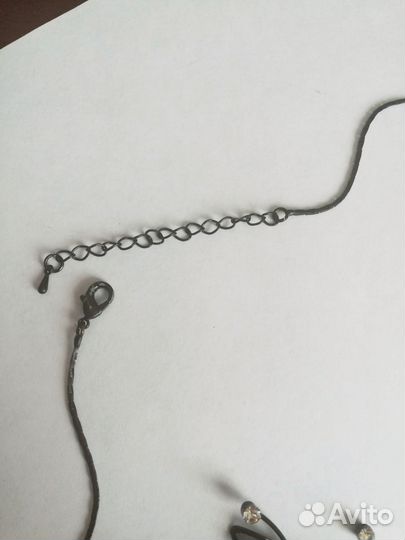 Колье и серьги бижутерия