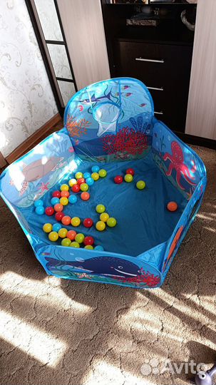Детский сухой бассейн с шариками