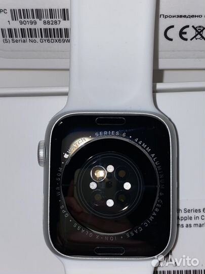 Apple watch series 6 44mm silver