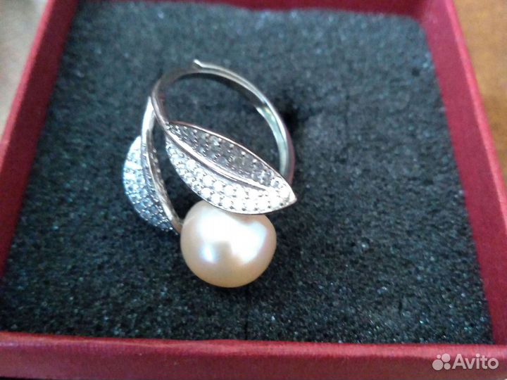 Кольцо серебро 925