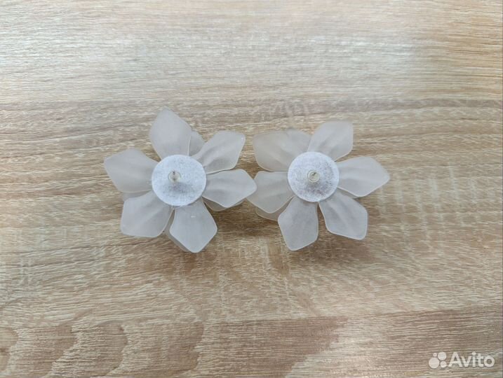 Серьги объемные