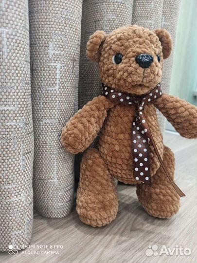 Мишка вязаный