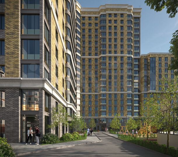 2-к. квартира, 73,7 м², 6/19 эт.